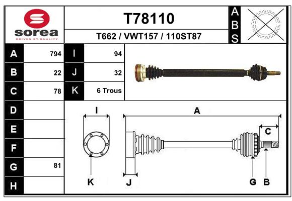 Transmisión SEEAC VWT157