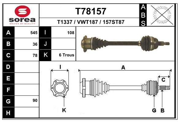 Transmisión SEEAC VWT187