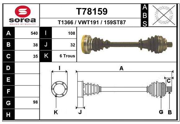 Transmisión SEEAC VWT191