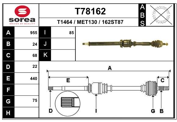 Transmisión SEEAC MET130