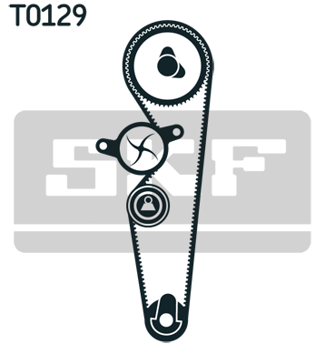 Kit distribucion con bomba de agua SKF VKMC02215-1