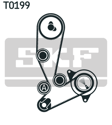 Kit distribucion con bomba de agua SKF VKMC02390