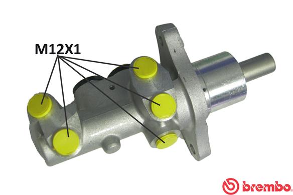 Cilindro principal freno BREMBO M06017