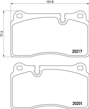 Pastillas de frenos BREMBO P02002