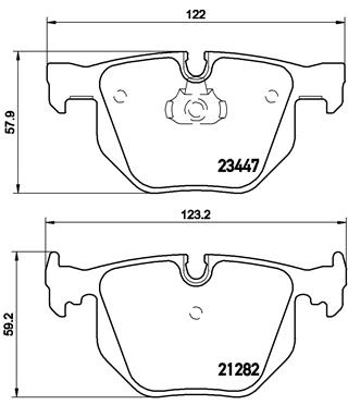 Pastillas de frenos BREMBO P06029