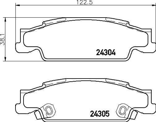 Pastillas de frenos BREMBO P09007