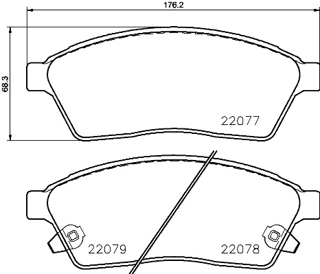 Pastillas de frenos BREMBO P09009