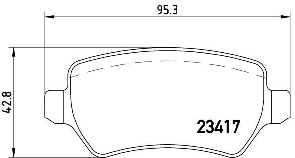 Pastillas de frenos BREMBO P10013