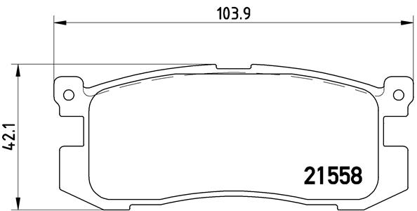 Pastillas de frenos BREMBO P24025