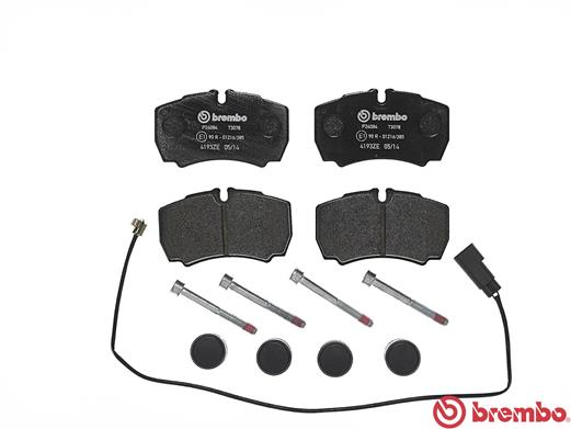 Pastillas de frenos BREMBO P24084