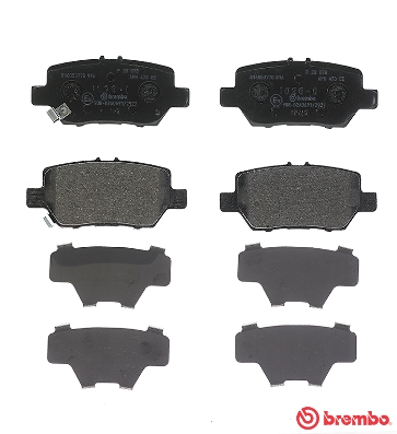 Pastillas de frenos BREMBO P28078