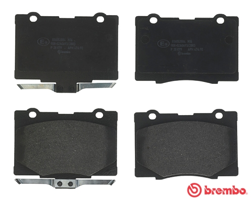 Pastillas de frenos BREMBO P28079