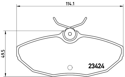 Pastillas de frenos BREMBO P36013