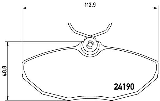 Pastillas de frenos BREMBO P36015