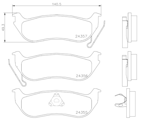 Pastillas de frenos BREMBO P37009