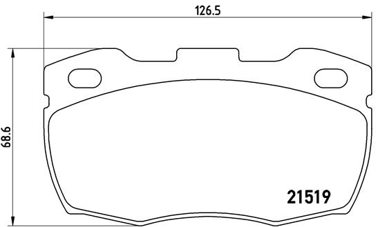 Pastillas de frenos BREMBO P44015