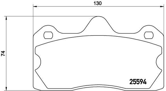 Pastillas de frenos BREMBO P47002