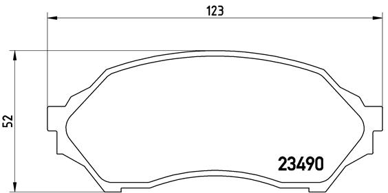 Pastillas de frenos BREMBO P49027