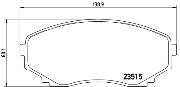 Pastillas de frenos BREMBO P49028