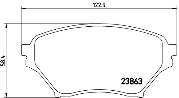 Pastillas de frenos BREMBO P49029