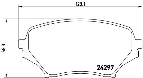 Pastillas de frenos BREMBO P49043