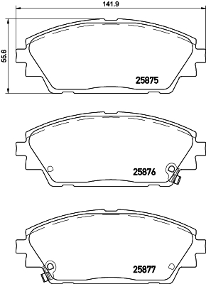 Pastillas de frenos BREMBO P49050