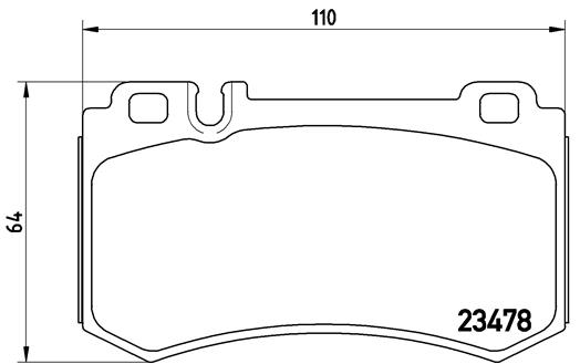 Pastillas de frenos BREMBO P50077