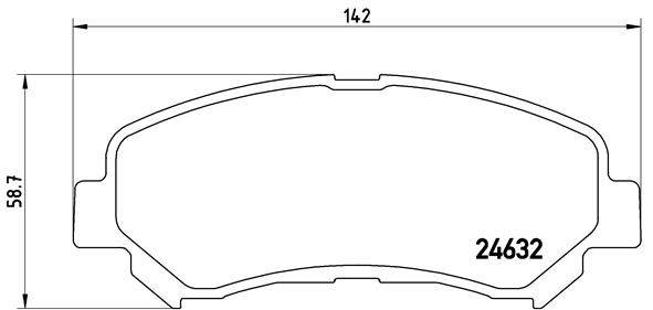 Pastillas de frenos BREMBO P56062