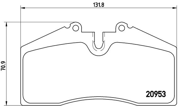 Pastillas de frenos BREMBO P65005