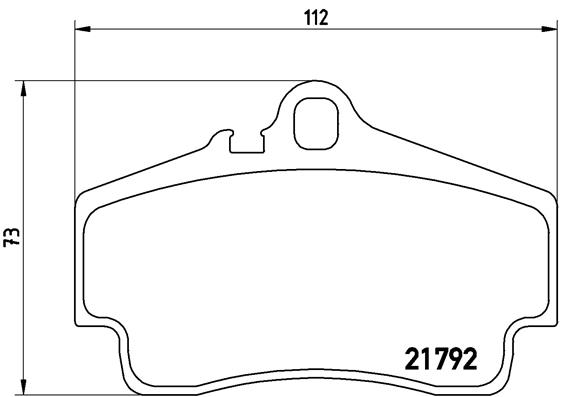 Pastillas de frenos BREMBO P65008