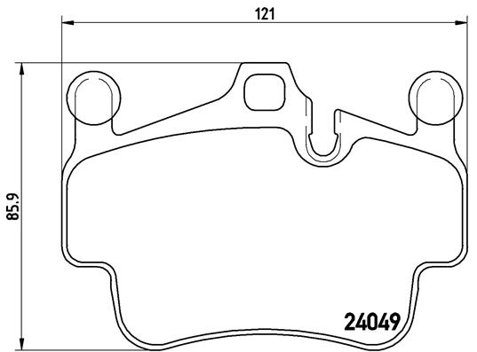 Pastillas de frenos BREMBO P65014