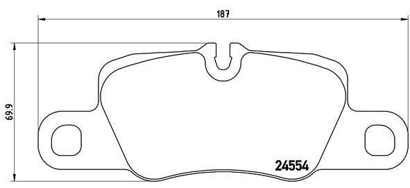 Pastillas de frenos BREMBO P65020