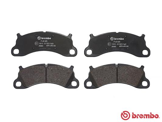 Pastillas de frenos BREMBO P65025