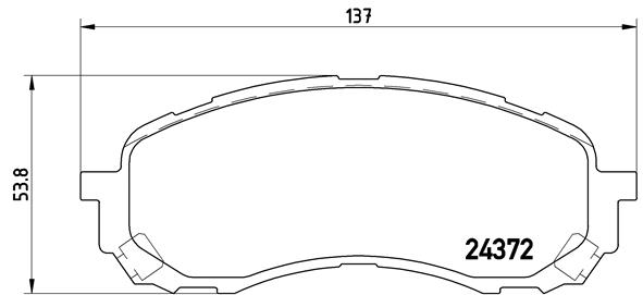 Pastillas de frenos BREMBO P78015