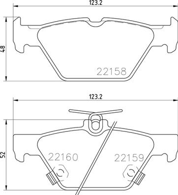 Pastillas de frenos BREMBO P78026