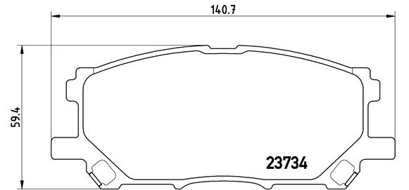 Pastillas de frenos BREMBO P83067