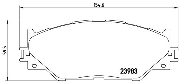 Pastillas de frenos BREMBO P83074