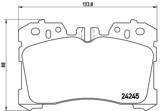 Pastillas de frenos BREMBO P83075