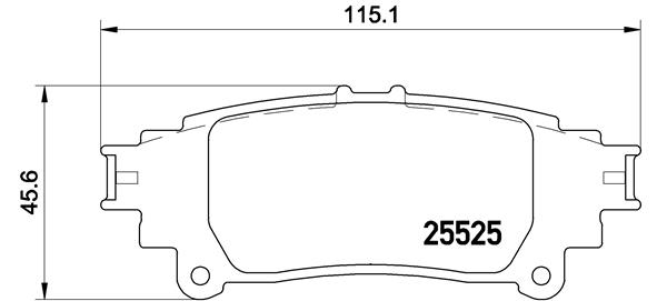 Pastillas de frenos BREMBO P83132