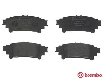 Pastillas de frenos BREMBO P83153