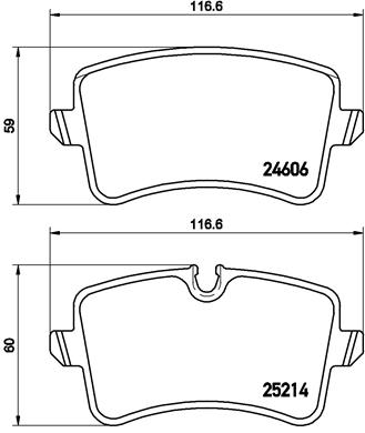 Pastillas de frenos BREMBO P85117