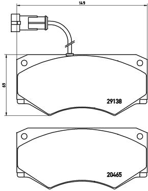 Pastillas de frenos BREMBO PA6016