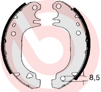 Zapatas de freno BREMBO S61535