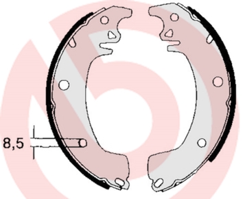 Zapatas de freno BREMBO S68514