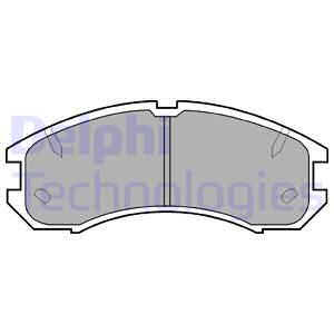 Juego de 4 pastillas de frenos DELPHI LP595