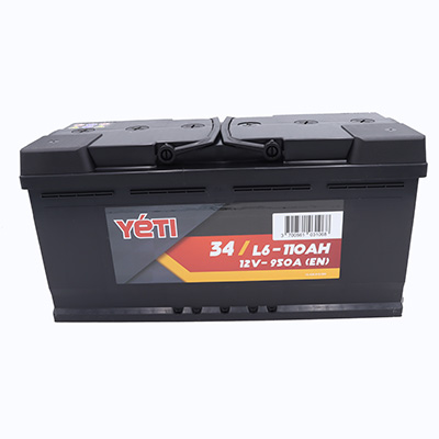 YETI - Batería de coche 12V 45AH 390A B24 (n°24) para tu coche al